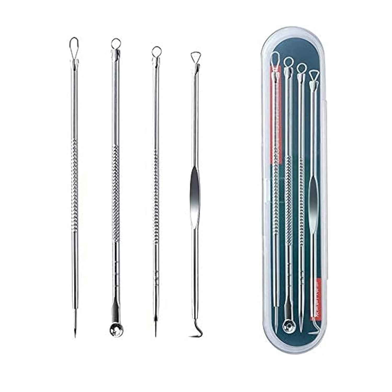 Blackhead Remover Tool – 4-in-1 Stainless Steel Extractor | ToolMate Pro