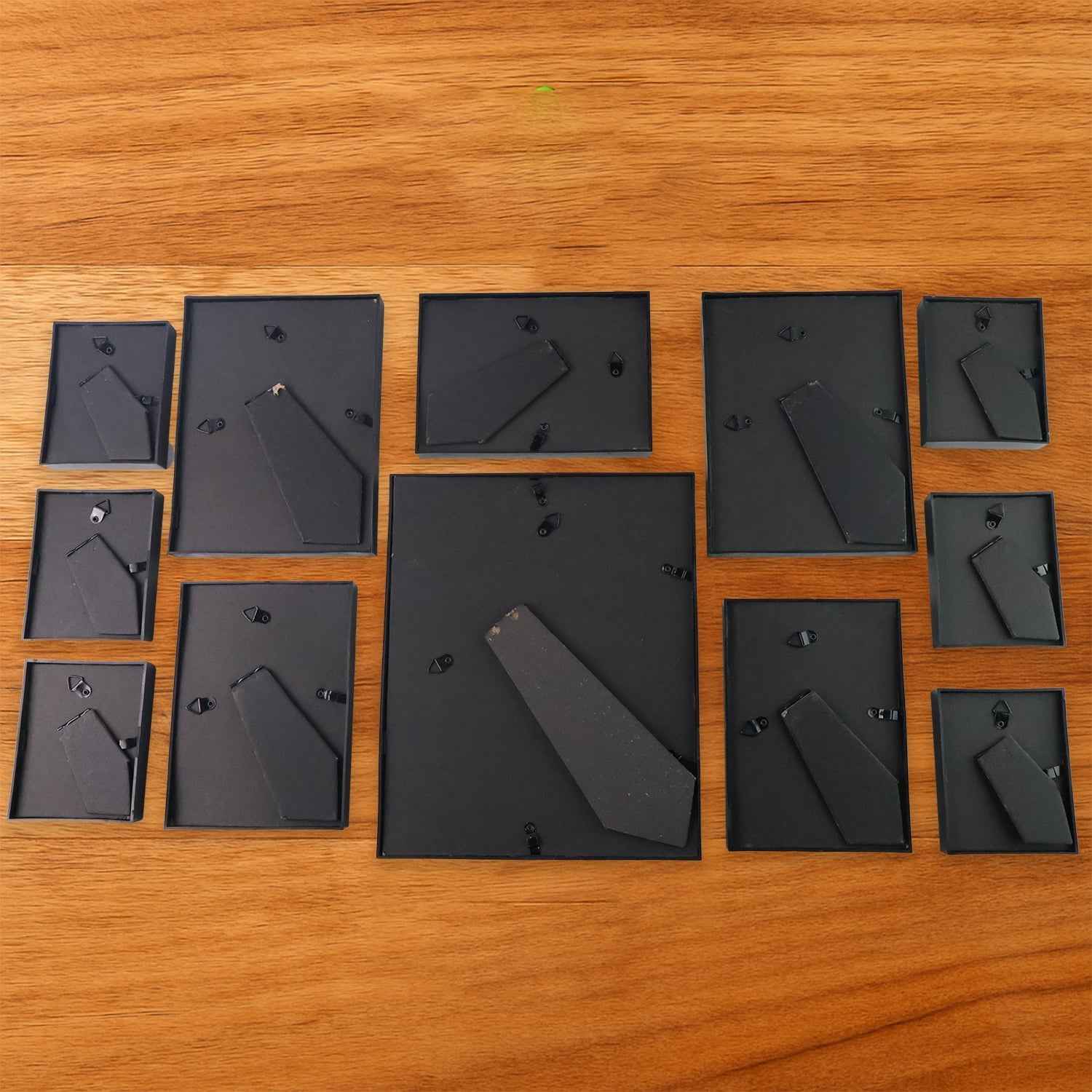 Black Photo Frame Set – Premium 12-Piece Wall Gallery