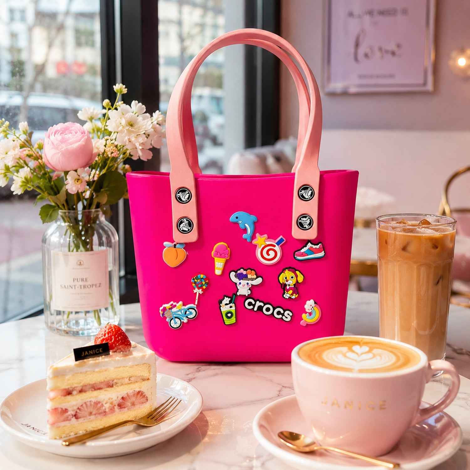 Buy Crocs-Inspired Tote Bag Ð Spacious & Trendy for Women & Girls