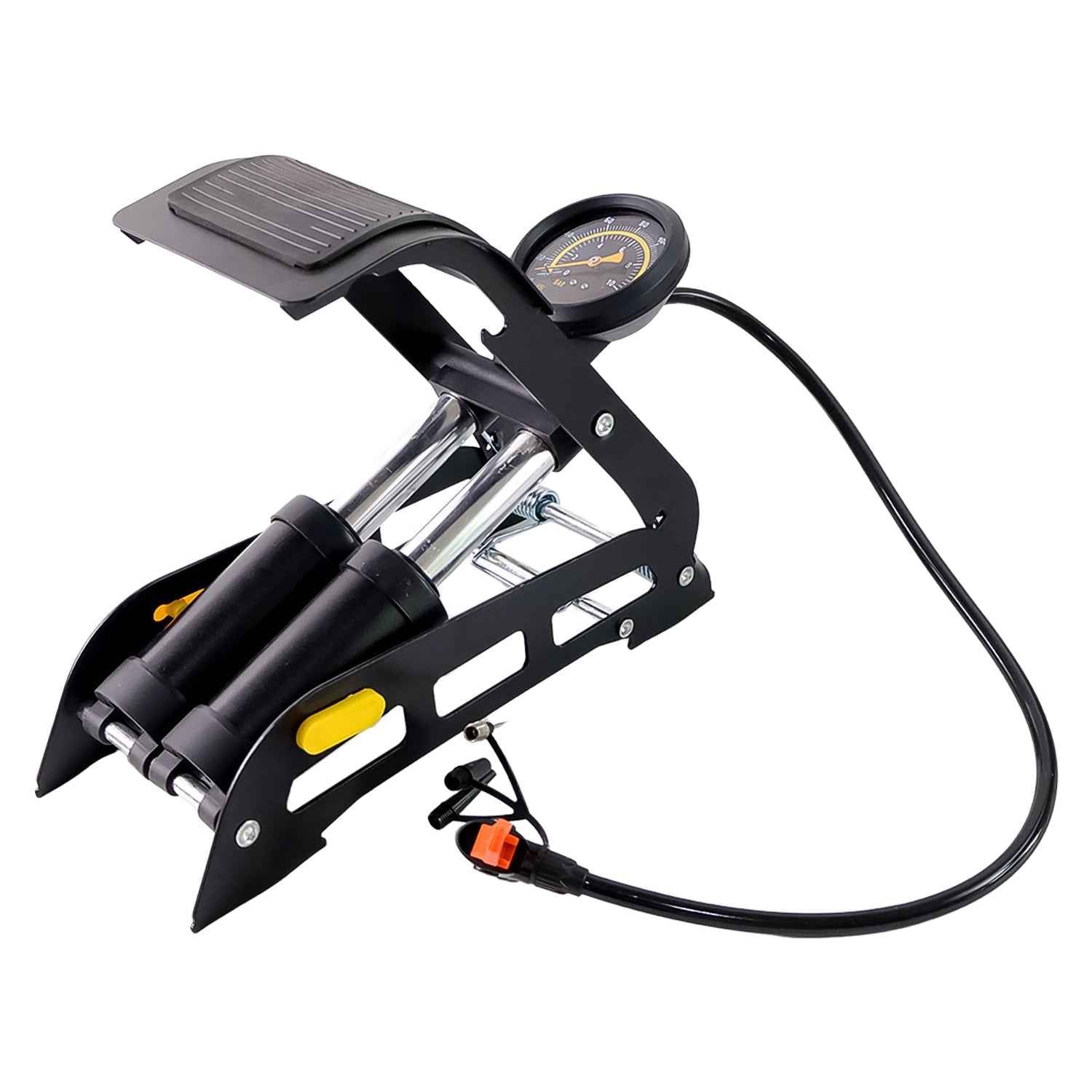 Foot Air Pump – Dual Cylinder, 150 PSI for Car & Bike | Carivox