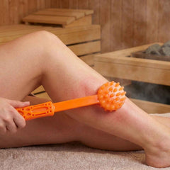 Body Massage Roller Stick – Dual-Head Long Handle for Deep Relief