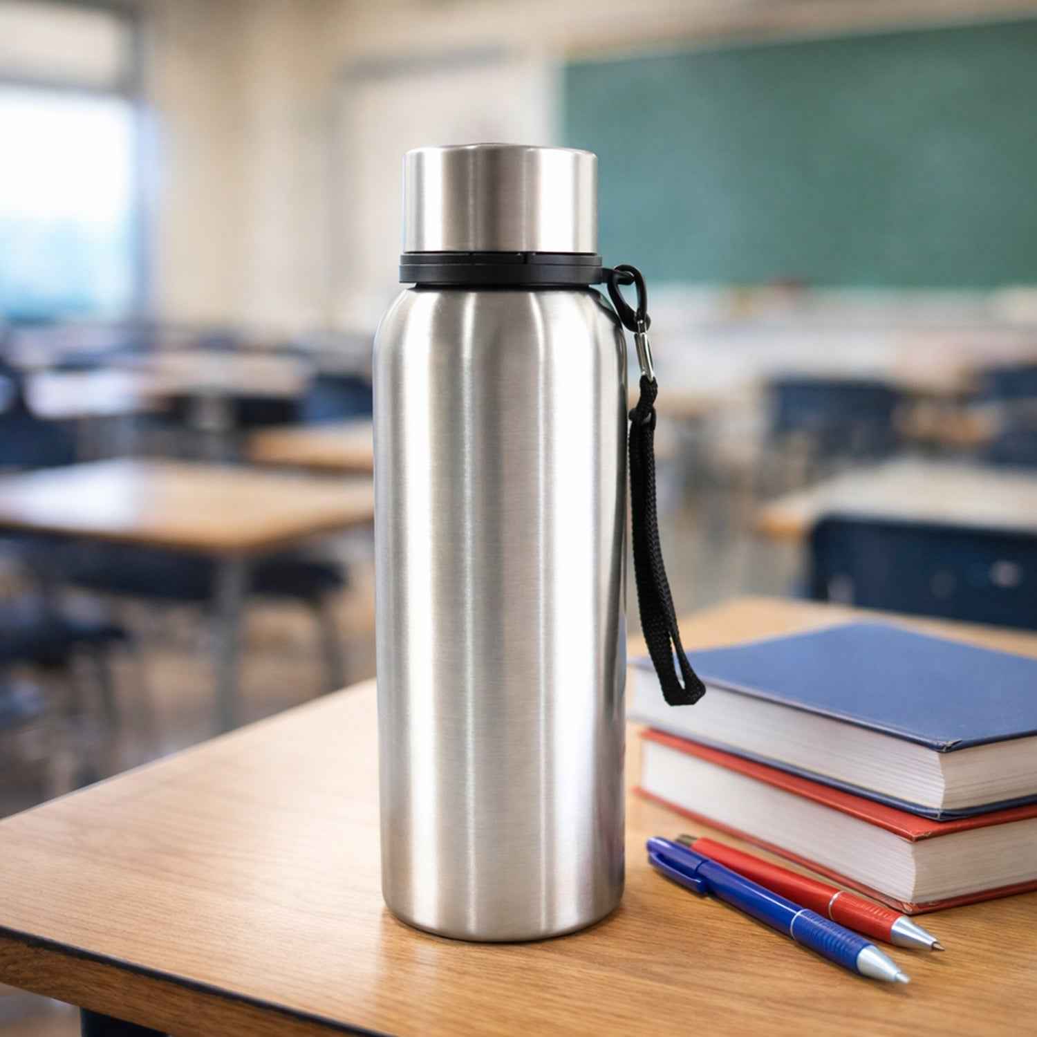 Stainless Steel Water Bottle – Durable 750 ML Hydration