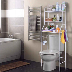 Over Toilet Storage Rack – Space-Saving Metal Shelf | Bathora