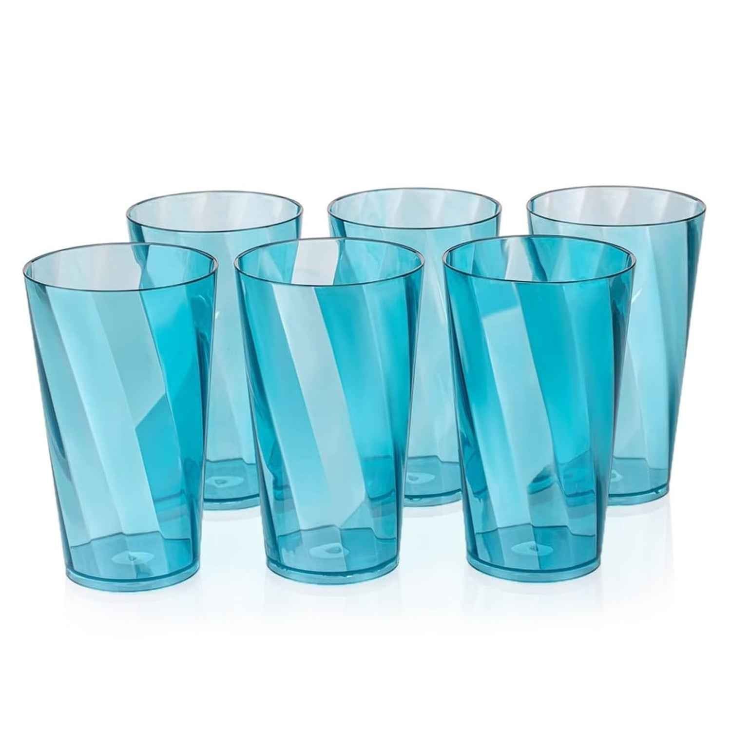 Drinking Glasses Set – 300ml Transparent Glassware (Set of 6) | Serve Stellar