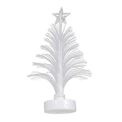 Close-up of the LED tree candle light base and battery compartment.
