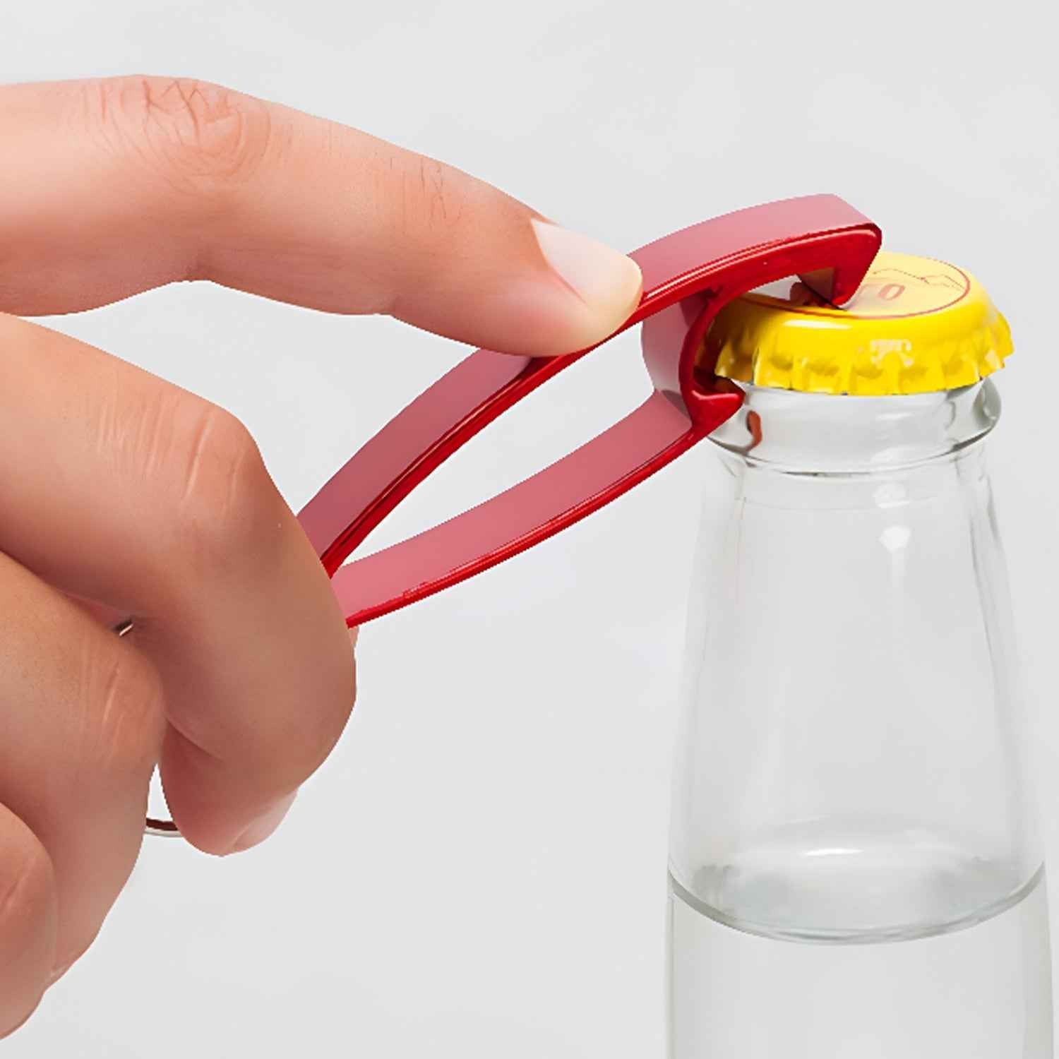 Metal Bottle Opener Keychain – Compact 2-in-1 Portable Tool