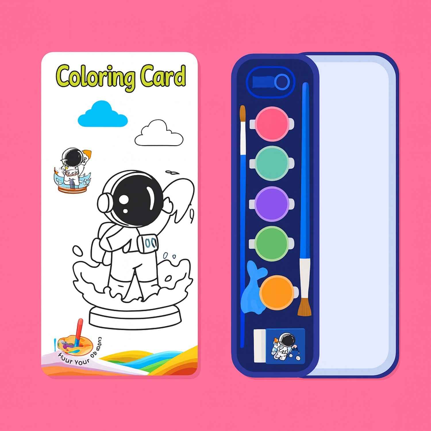 Space Theme Kids Stationery Set – Creative Art & Learning Kit