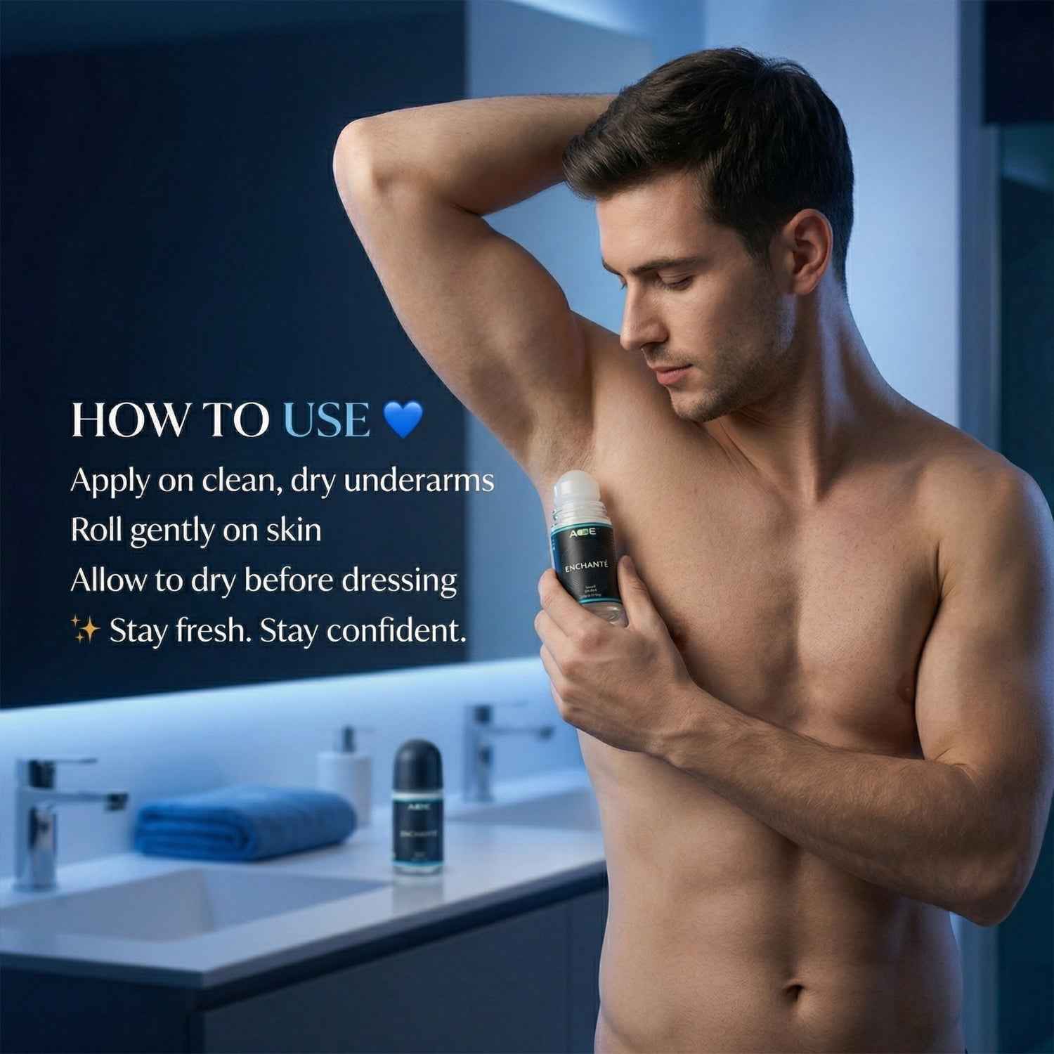 Unisex Roll-On Deodorant Ð Long-lasting freshness & gentle formula