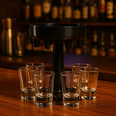 Party Drink Dispenser Stand distributing drinks uniformly