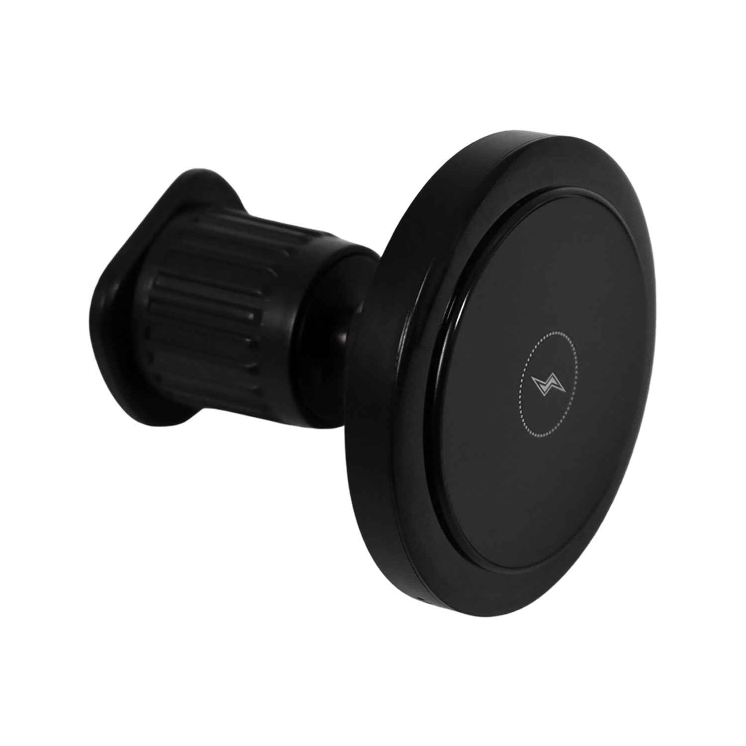 MagSafe-compatible magnetic wireless car charger with strong grip.