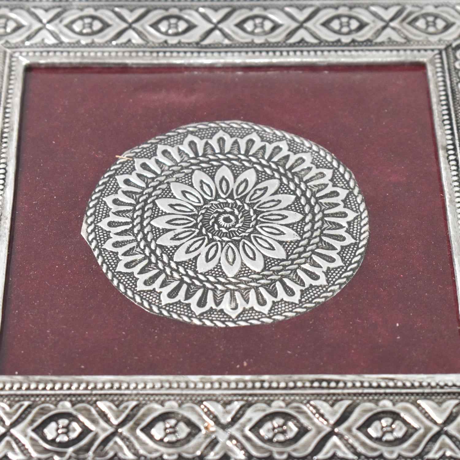 Pooja Chowki – Silver Square Bajot for Home Temple | Styleva