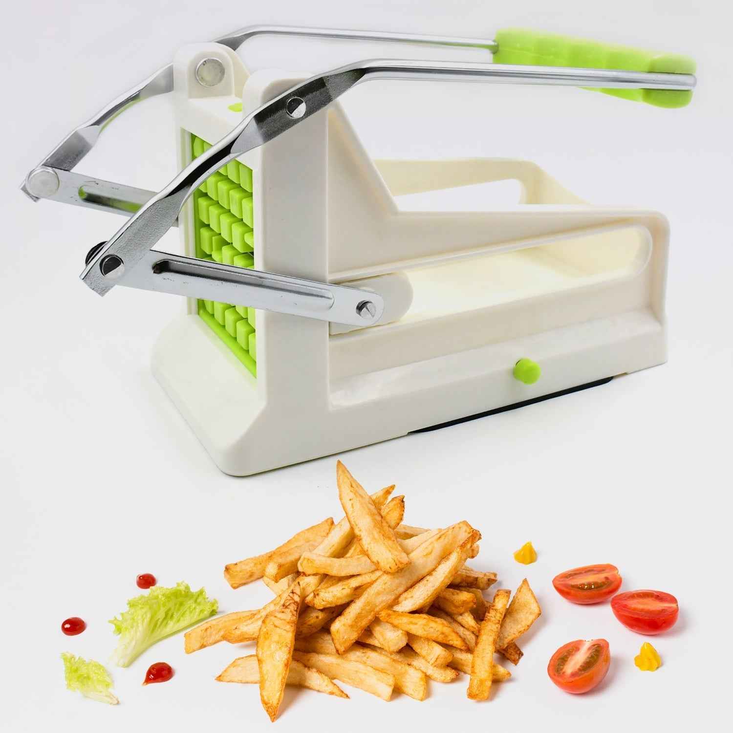 French Fry Cutter – Stainless Steel Vegetable Slicer | Indo Glow