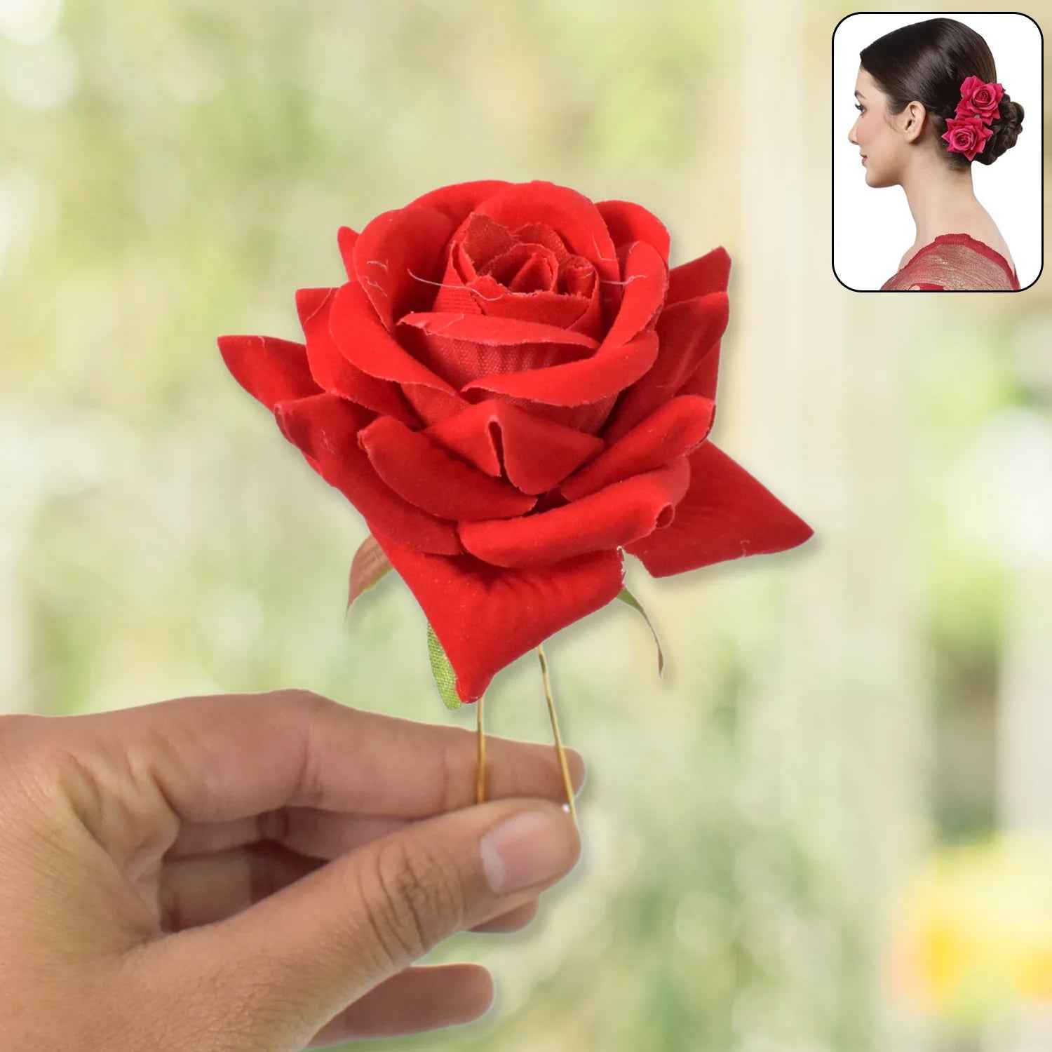 Romantic Heart Love Table Decor – Elegant Rose Gift Set