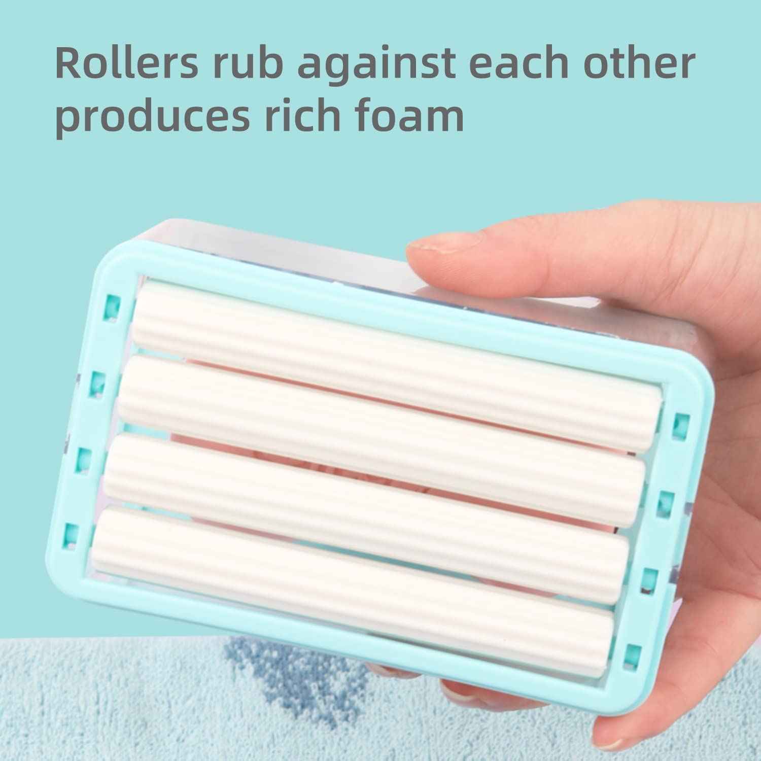 Soap Roller for Clothes – Hands-Free Laundry Brush | VelvetBubbles