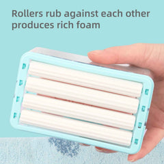 Soap Roller for Clothes – Hands-Free Laundry Brush | VelvetBubbles