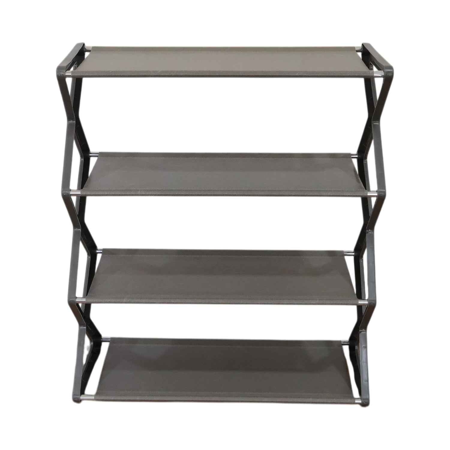 4 Layer Foldable Shoe Rack – Space-Saving Storage Solution
