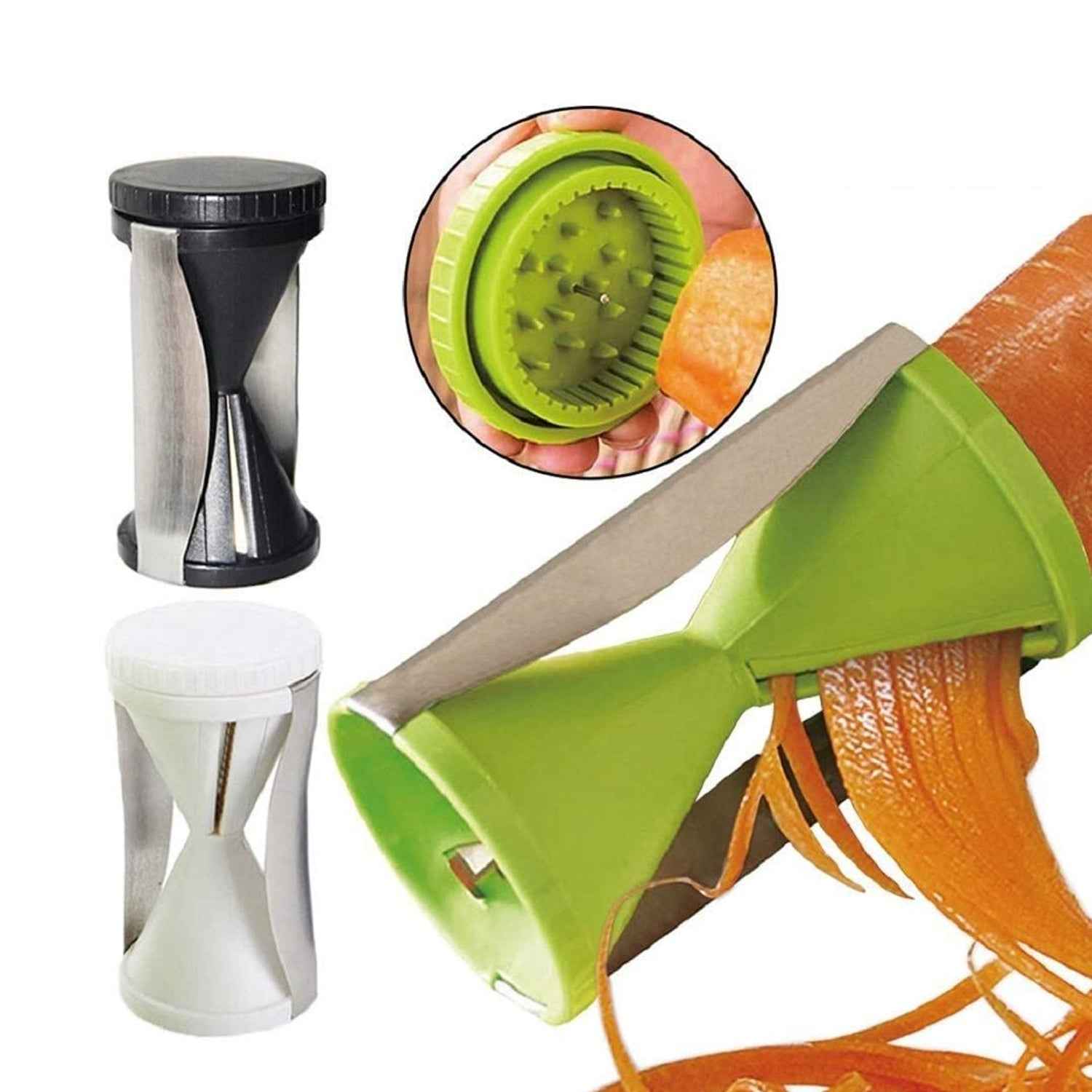 Vegetable Spiralizer – Handheld Stainless Steel Slicer | Quickslice