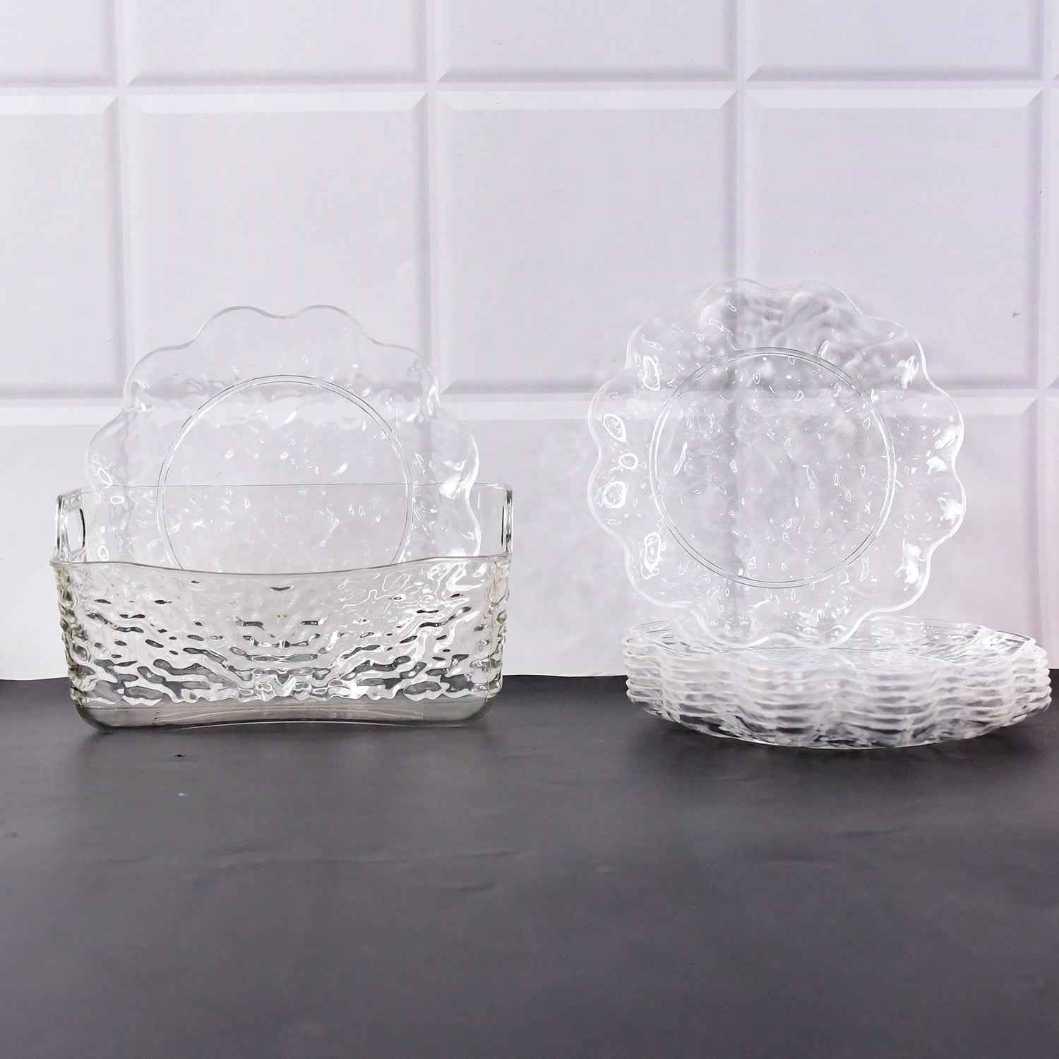 Plastic Bowl Set – 9-Piece Unbreakable Serving Tray Combo