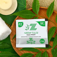 Neem & Tulsi Herbal Face Wash – Purifying Anti-Acne Sachet 5ml