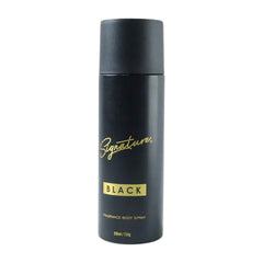 Signature Black Body Spray – Long Lasting Masculine Fragrance