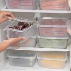 Plastic Food Storage Containers – 6-Piece Airtight Set for Kitchen