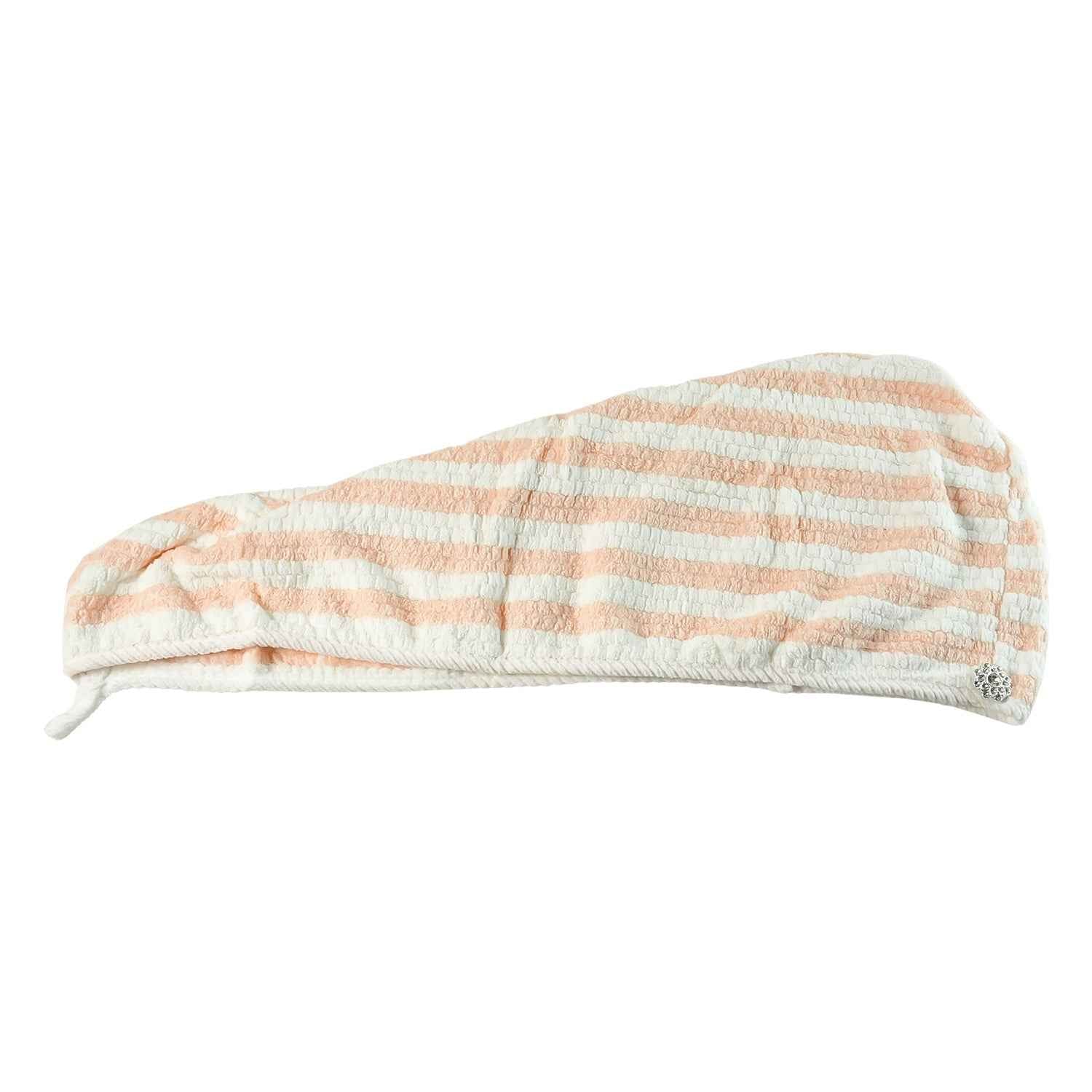 Microfiber Hair Drying Towel Wrap – Soft & Fast-Drying with Teddy Bear Button