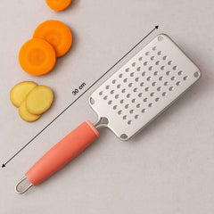Stainless Steel Cheese & Vegetable Grater – Soft Grip Handle