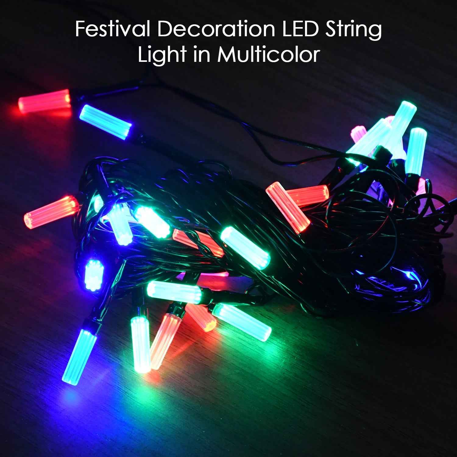 Multi-Color LED Decorative String Lights – 9 Meter Festive Glow