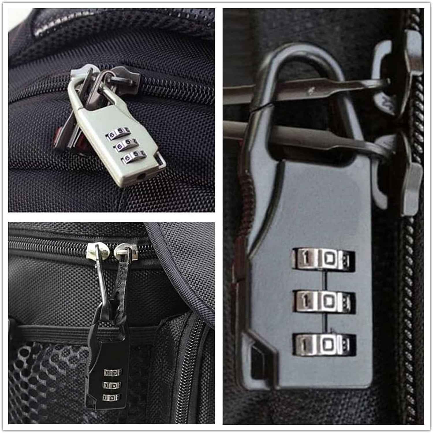 3-Digit Combination Travel Lock – Secure Keyless Luggage Lock