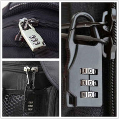 3-Digit Combination Travel Lock – Secure Keyless Luggage Lock