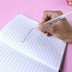 Black Gel Pens Set of 6 – Transparent, Smooth Writing