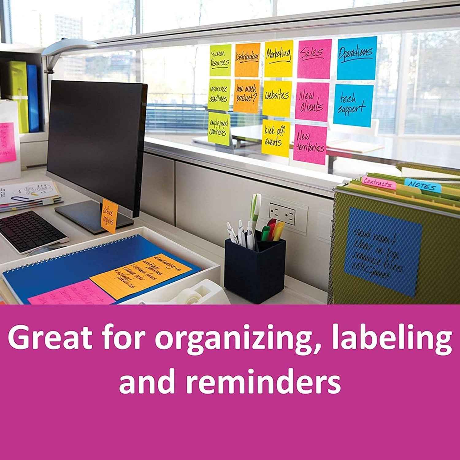 Sticky Notes 100 Sheets 3x3 Inch – Quick Notes & Reminders