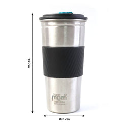 Portable stainless steel tumbler ideal for travel and outdoor activities