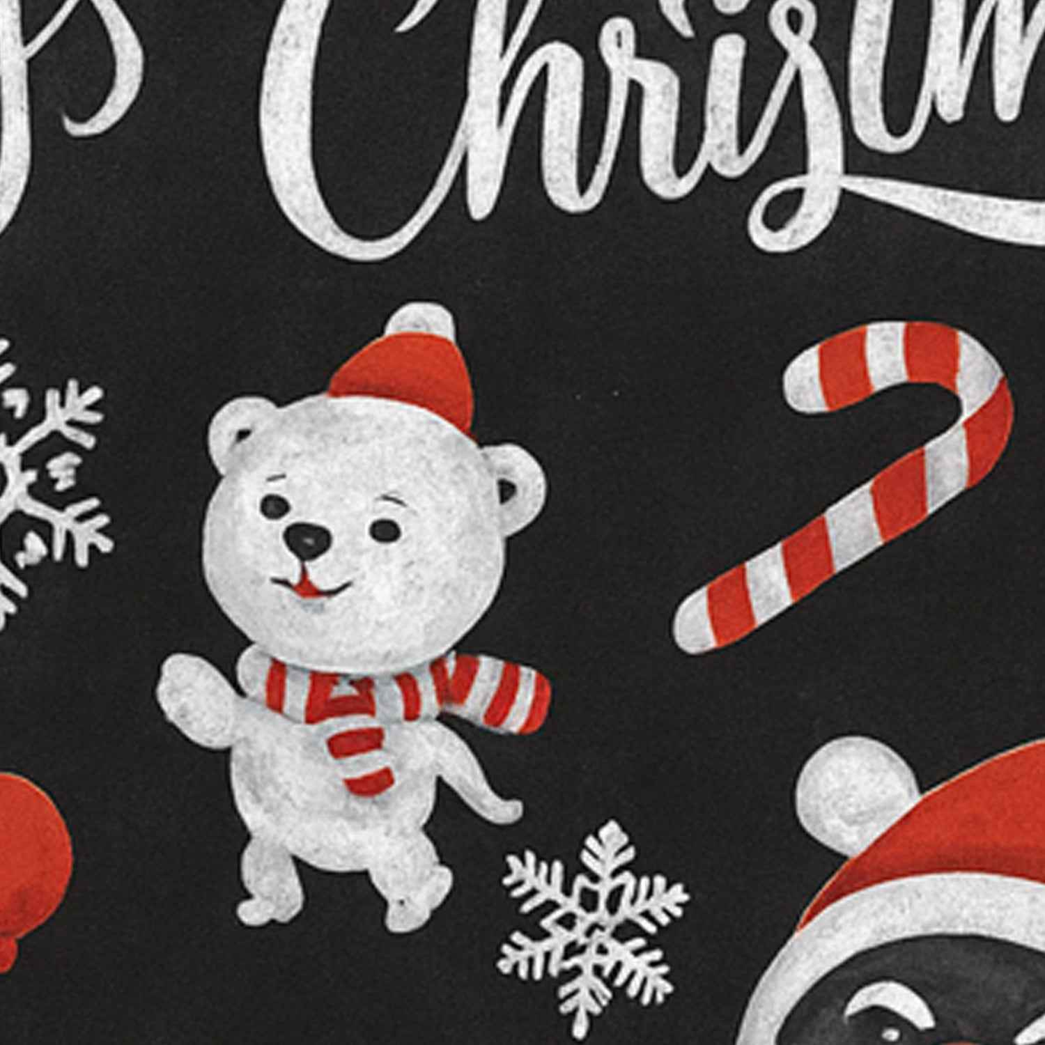 Christmas Wall Sticker – Vibrant 90x60 cm Festive Decor