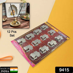 Stainless Steel Agarbatti Stand – Wall Mounted 12 Pack | Indo Glow
