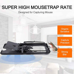 Mouse Trap – Reusable Metal Rodent Catcher for Quick Control (2 Pc)