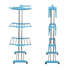 Cloth Drying Stand – 3 Layer Foldable Steel | Organivo