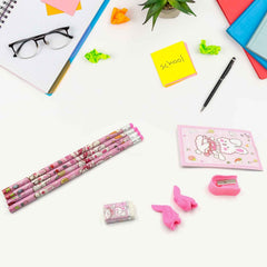Kids' Stationery Kit – 9 Pc Set, Wooden Pencils | Arrive Kit