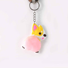 Cartoon Animal Keychain – Soft Silicone Stress Relief Toy