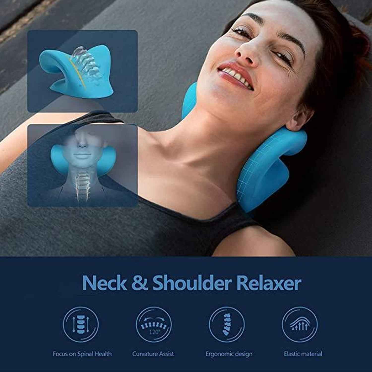 Neck Relaxer Pillow – Cervical Support for Pain Relief | Indo Glow