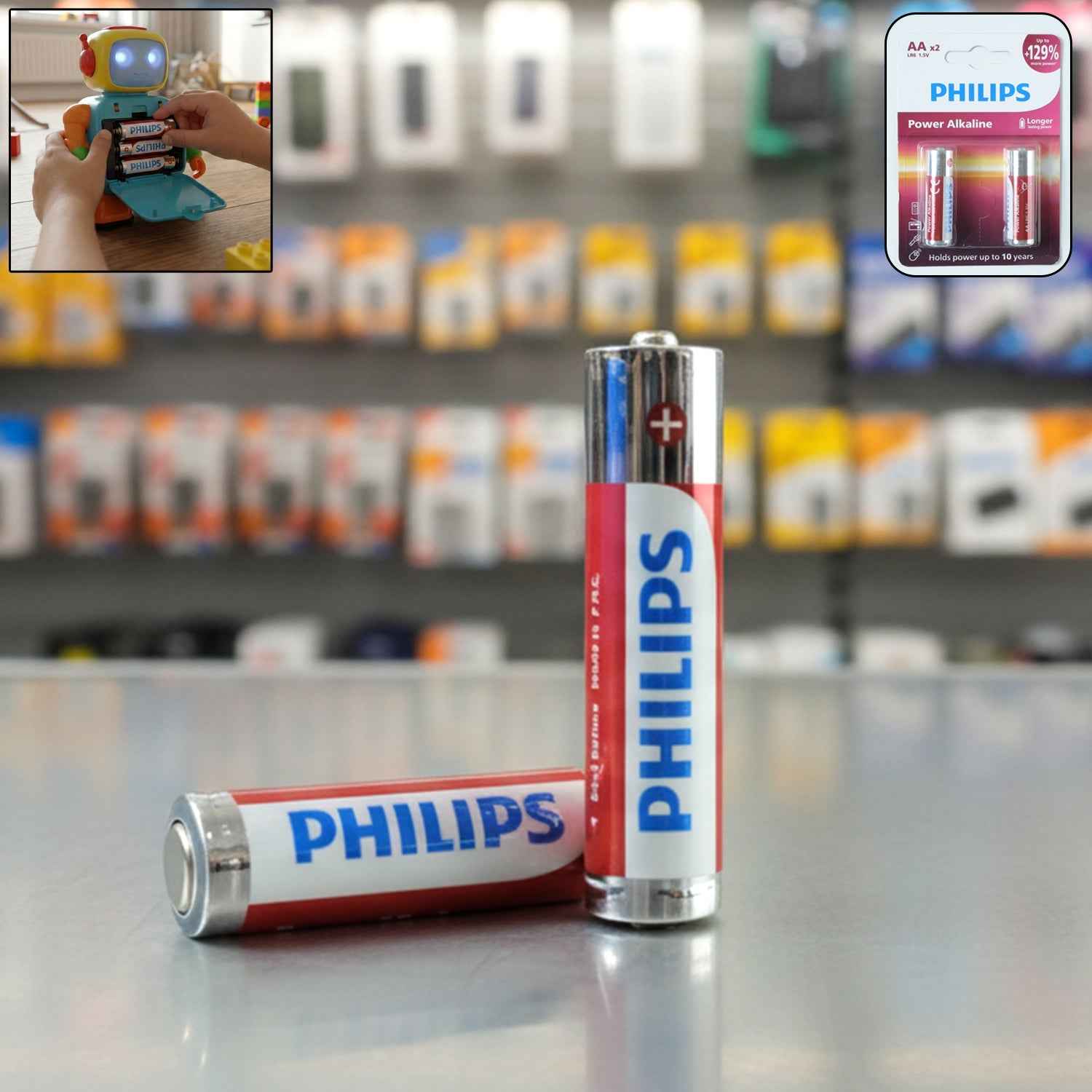 AA Alkaline Batteries – Long Lasting Power Pack of 2