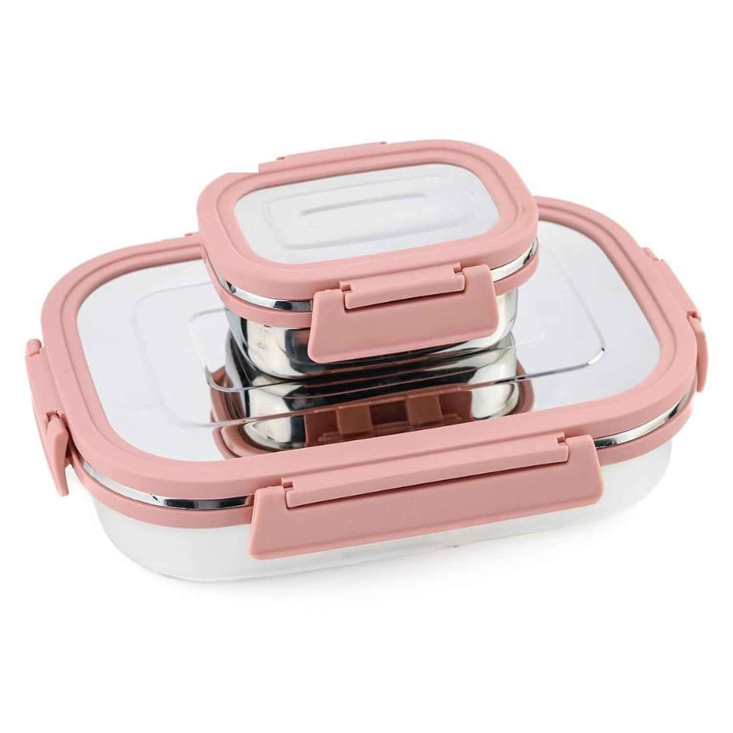 Stainless Steel Lunch Box – Leak-Proof 2PC Set | Lunchie Bunchie