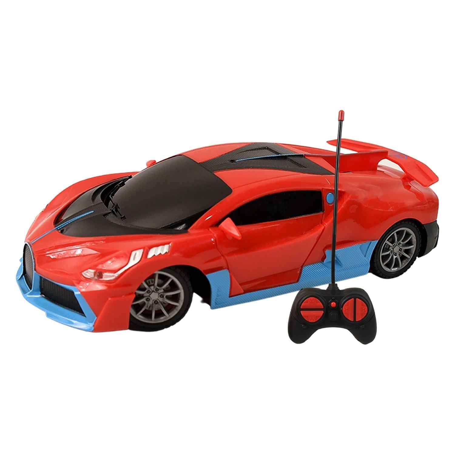 High-Speed RC Sports Car – Realistic Spray Exhaust Effect