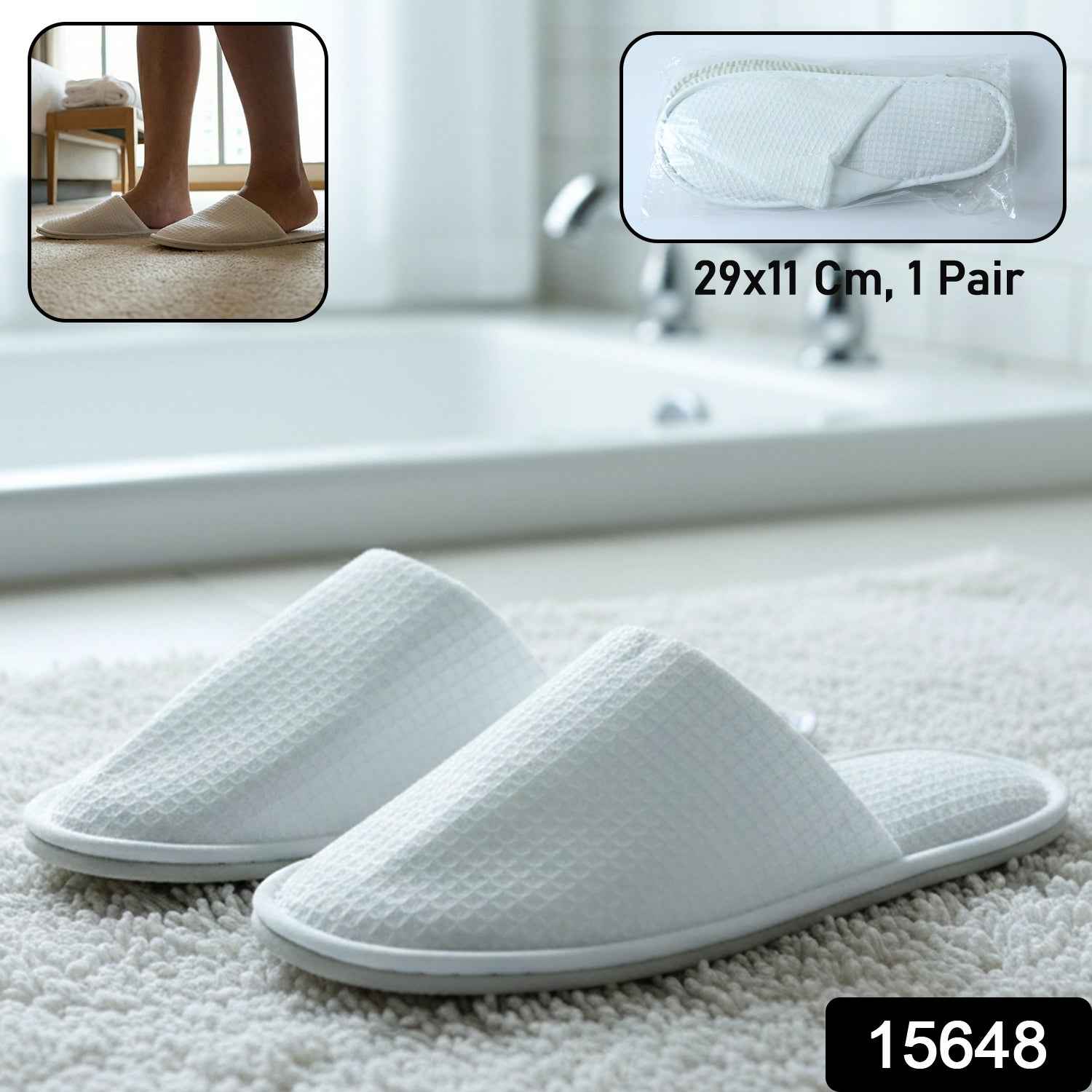 Disposable Hotel Slippers – Hygienic Single-Use Comfort