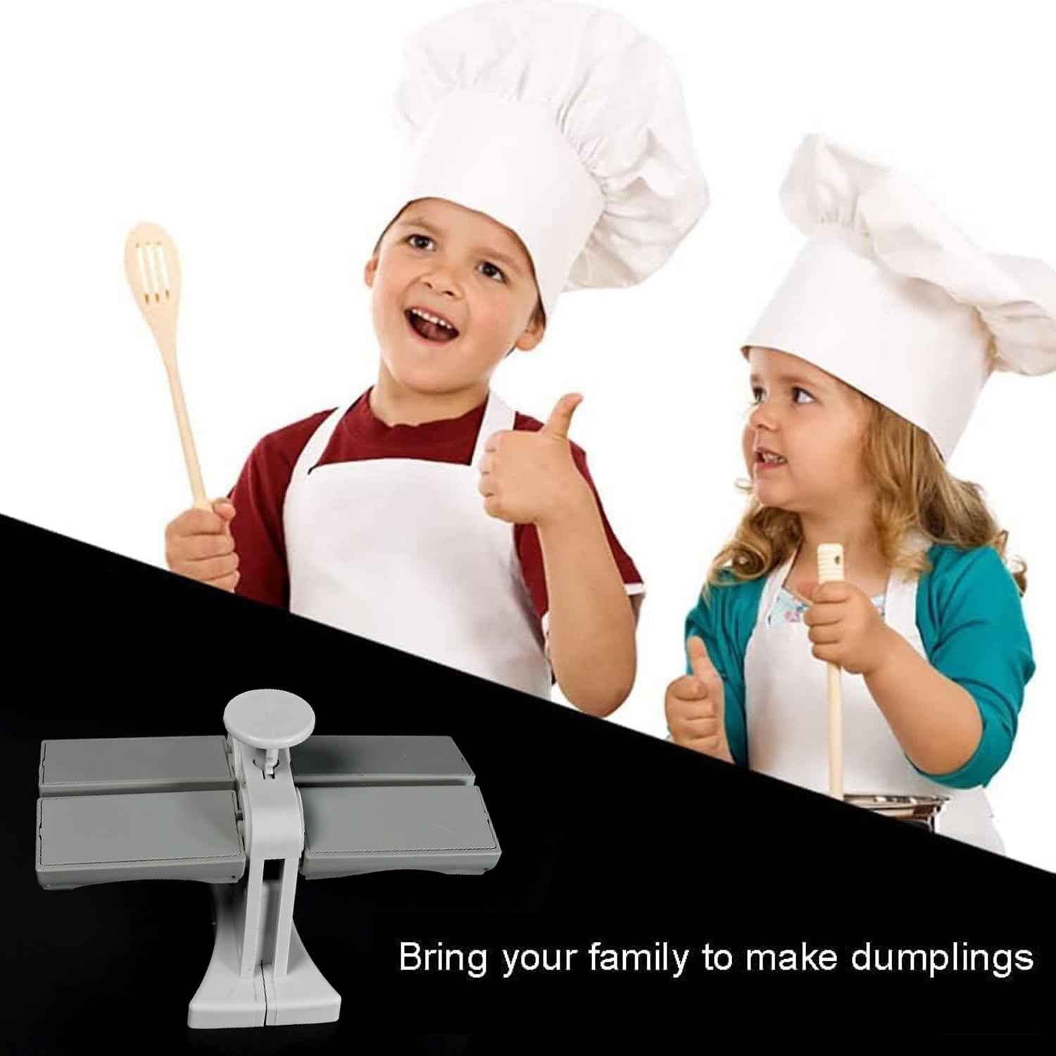 Dumpling Maker Mold – Double Head Easy Press Tool | Bake & Dwell