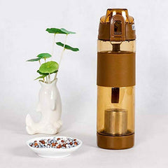 Stylish Own Hydrate alkaline water bottle on a clean background.