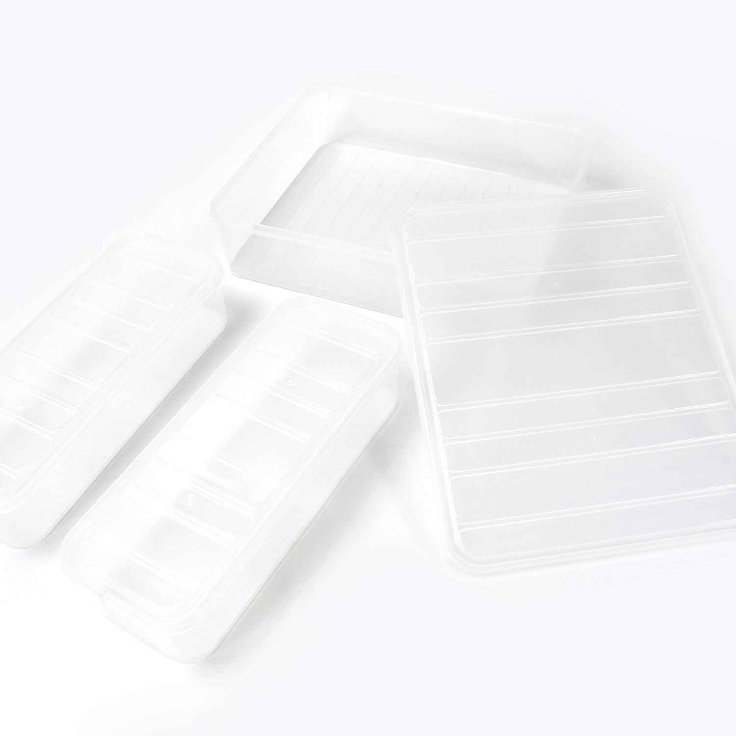 Plastic Food Storage Container 3pc – Stackable & Airtight | Organivo