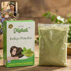 Natural Indigo Powder – Pure Herbal Hair Coloring & Care 80 gm