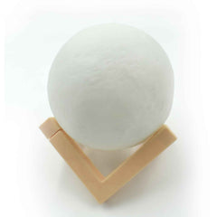 Rechargeable 3D Moon Lamp – Touch Control & Crystal Stand | PowerXpert