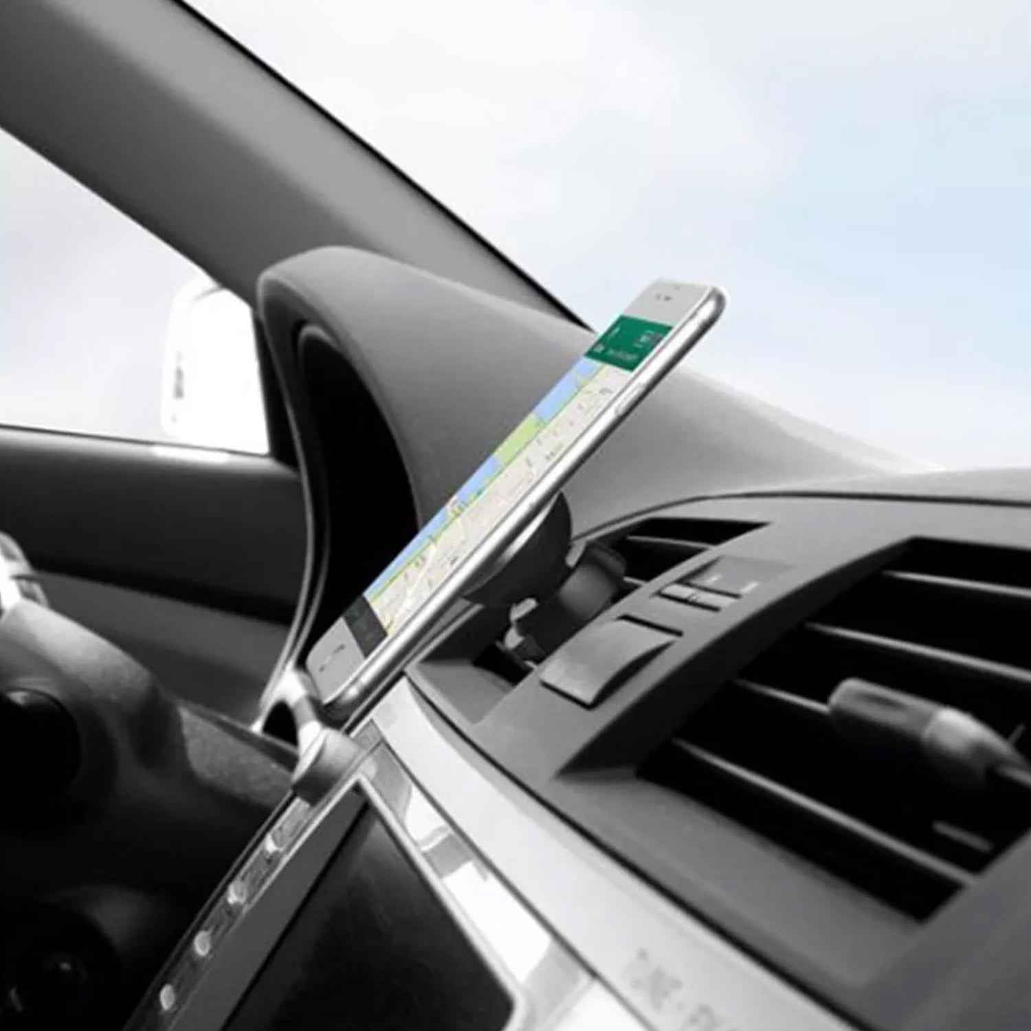 Universal Magnetic Car Mobile Holder – 360° Rotating Strong Grip